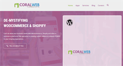 Desktop Screenshot of coralwebdesigns.com